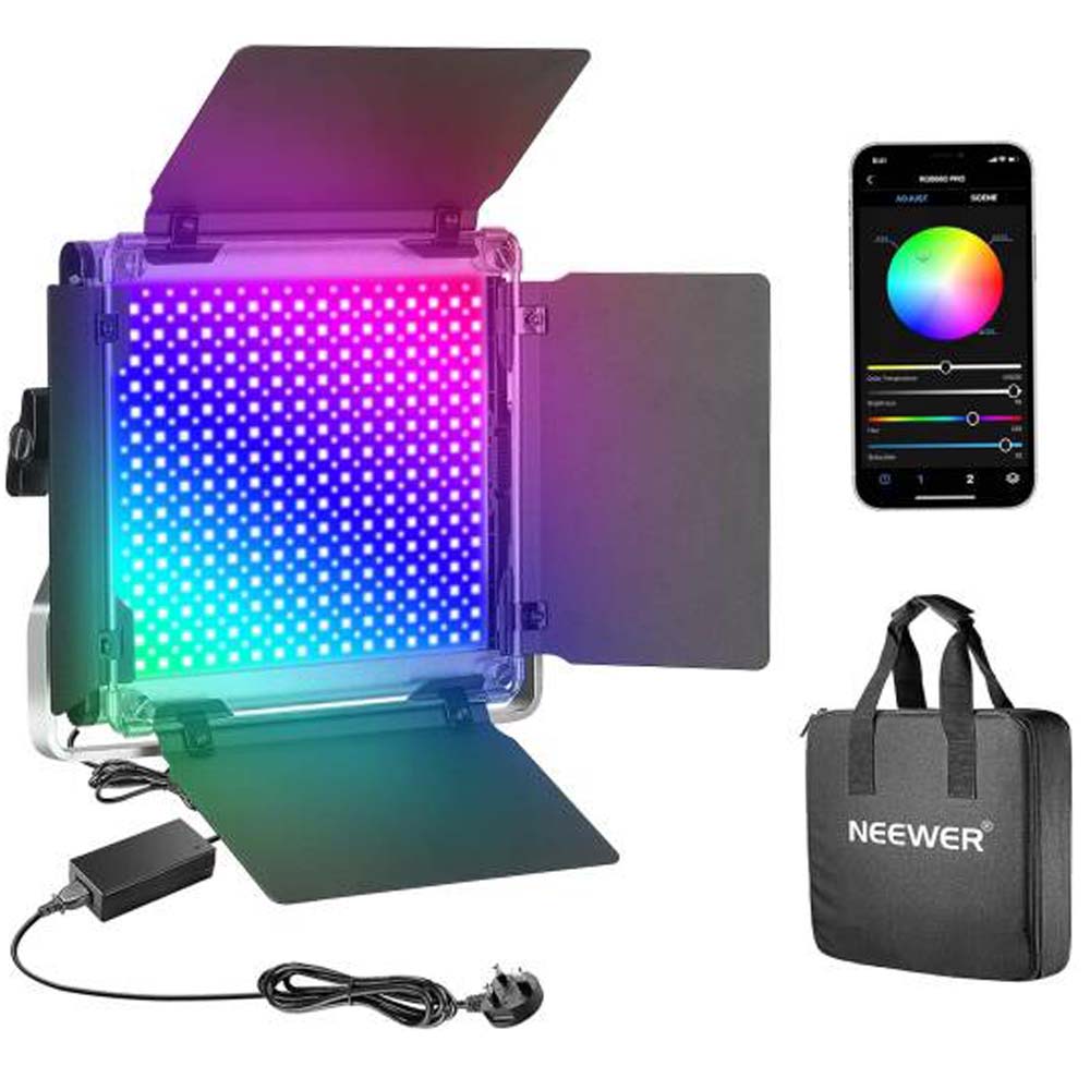 Neewer 660 Pro Rgb Led Light App Control, Cri 98+