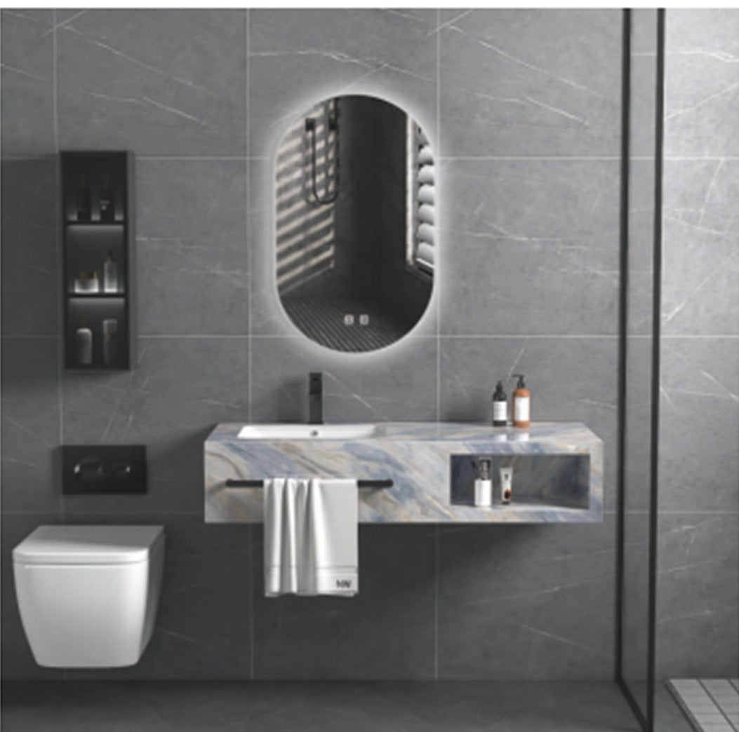 Marble Bathroom Vanity Cabinet – Wall Hung