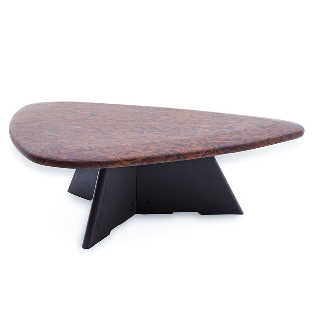 Radical Center Triangle Wooden Teapoy