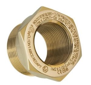 راكستون متري Exe/Exd Reucer Brass قطر