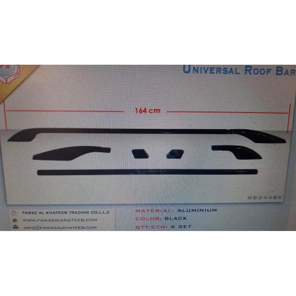 Roof Bar Aluminum Shining Bob Vehicle