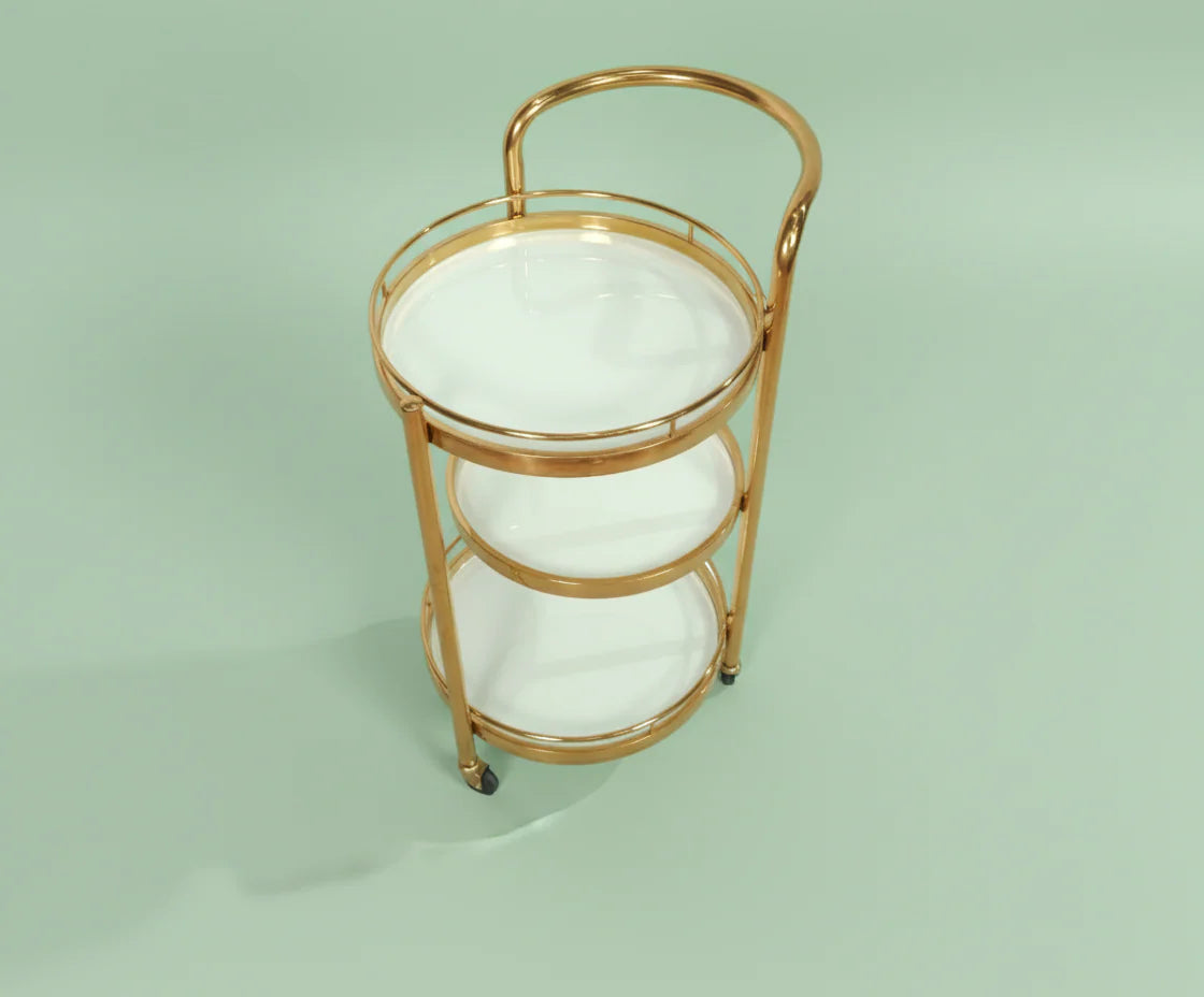 عربة تقديم زجاجية – DC1036