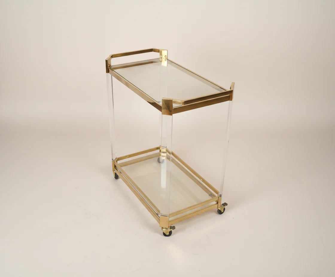 Glass Utility Trolley DC1040