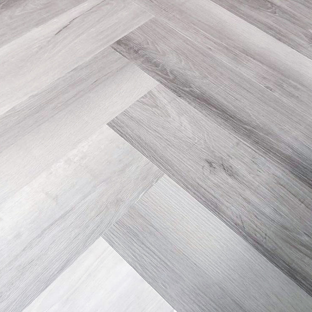 Spc Flooring Herringbone End Cap 2400x35x10mm - Grey (db4201) De1082l-11