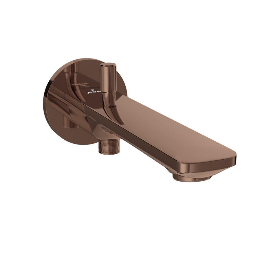 Bathtub Spout with Button Attachment - Blush Gold PVD