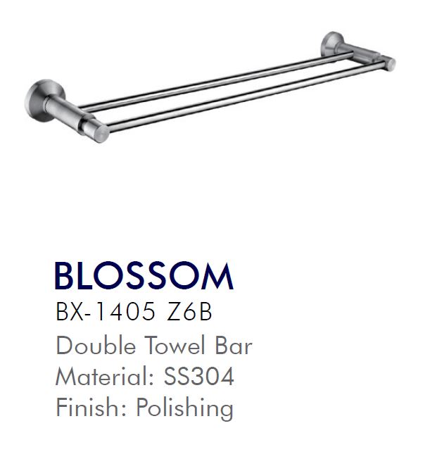 BLOSSOM Double Towel Bar
