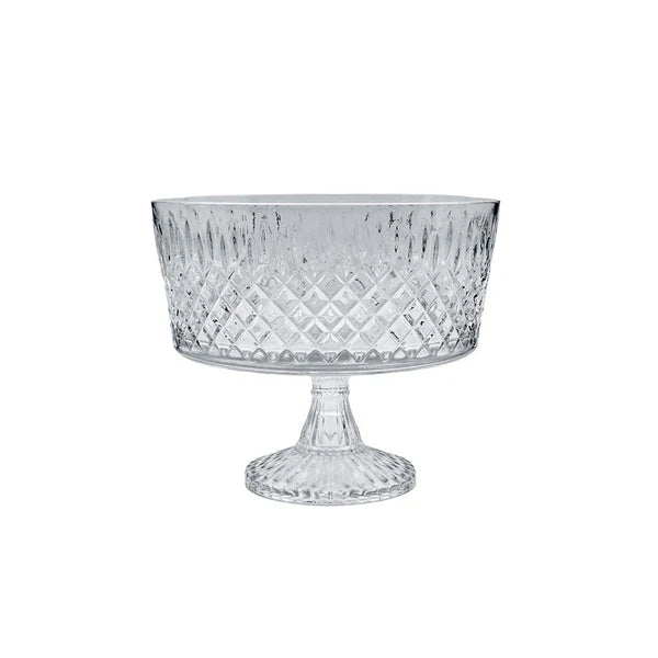 Alegre Glass 20x20 Cm Crystal Service Bowl