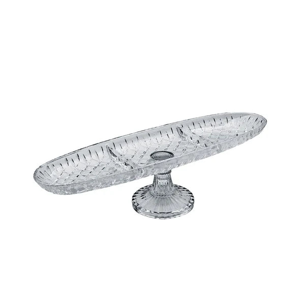 Alegre Glass 41x12 Cm Crystal Service Tray