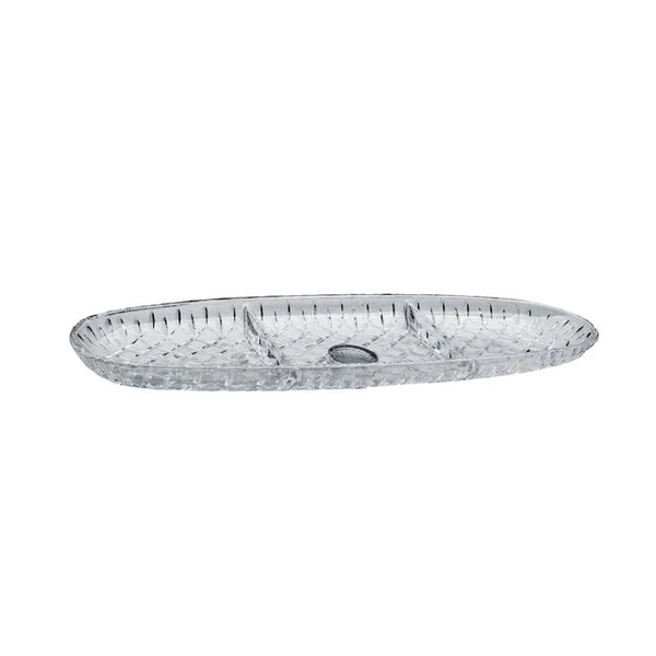 Alegre Glass 41x3 Cm Crystal Service Tray