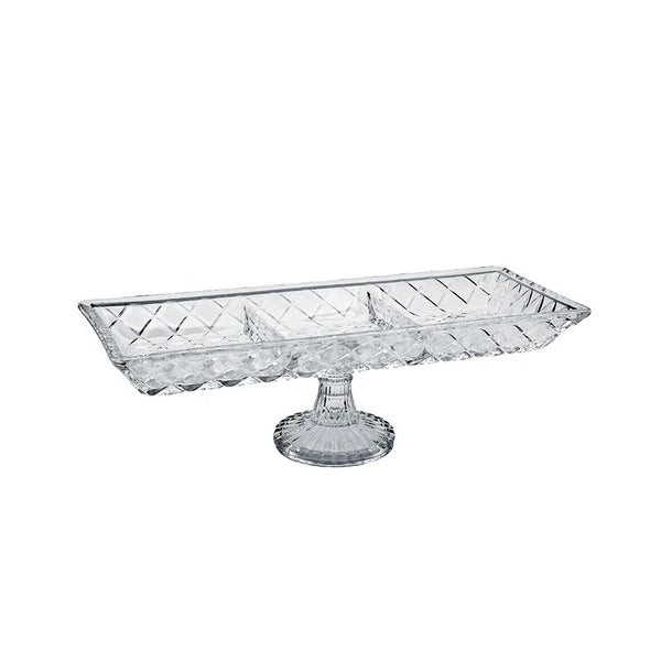 Alegre Glass 39x15x11.5 Cm Crystal Service Tray