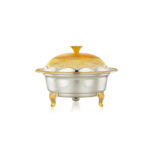 Silver & Gold 22 Cm Dates Bowl