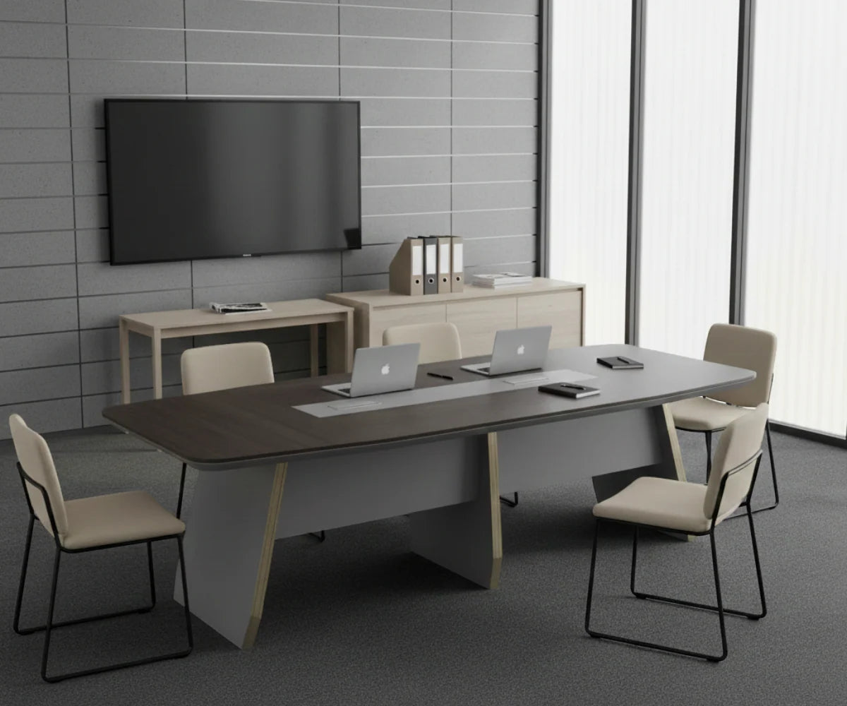 طاولة اجتماعات SY-HY8809-48، أبعادها 4800*1500*750