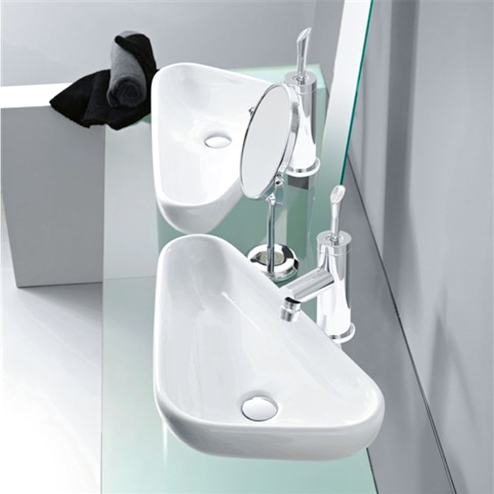 Scalene Wash Basin - White