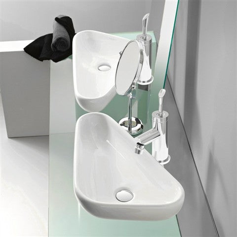 Scalene White Wash Basin