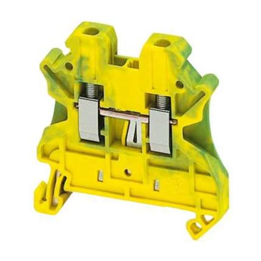 Shneider 2.5Sqmm terminal block yellow green