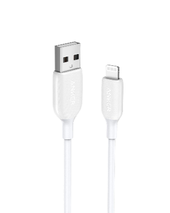 Anker 542 USB C TO Lightning Cable 6FT - BIO Based (A80B2H21) - White