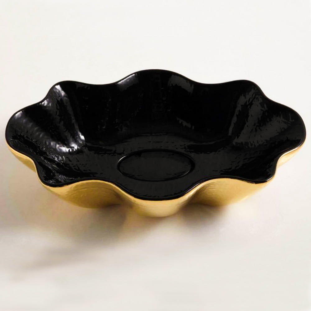 Seastar Extra Luxury Wash Basin - Black & Gold
