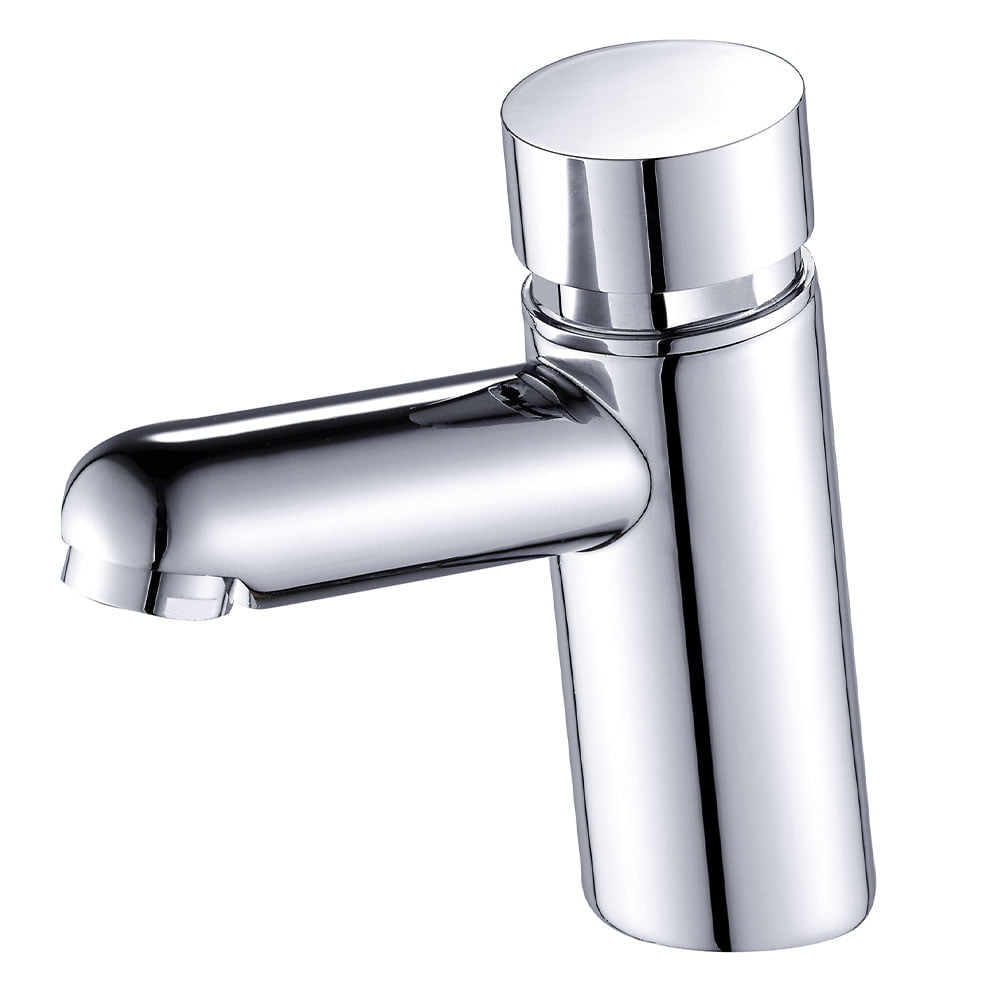 Self-closing Tap Water Saving Time Polished Chrome