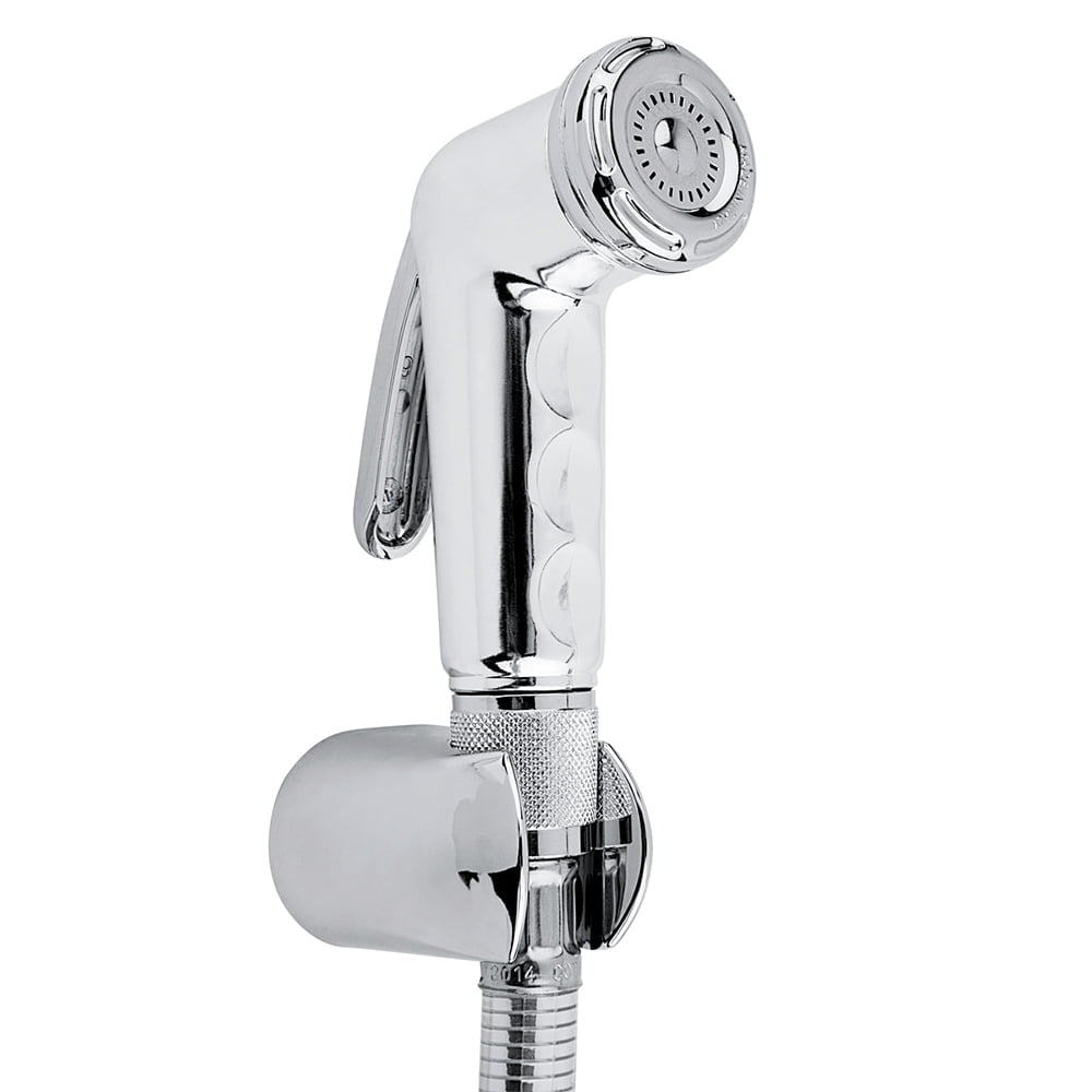 Shattaf Set Shaka Luxe Long Chrome Platinum Hose 120cm Antitwist