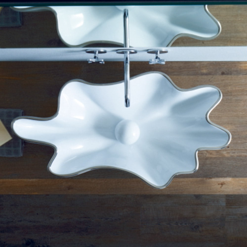 Shell Filoplatino Wash Basin - White