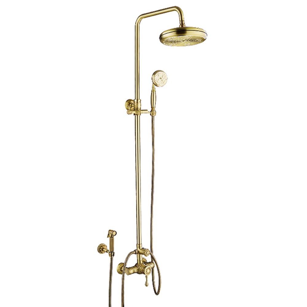 Vintage Shower Set Gold - 4005