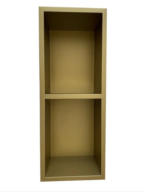 Brushed Gold LED Shower Niche Cabinet
