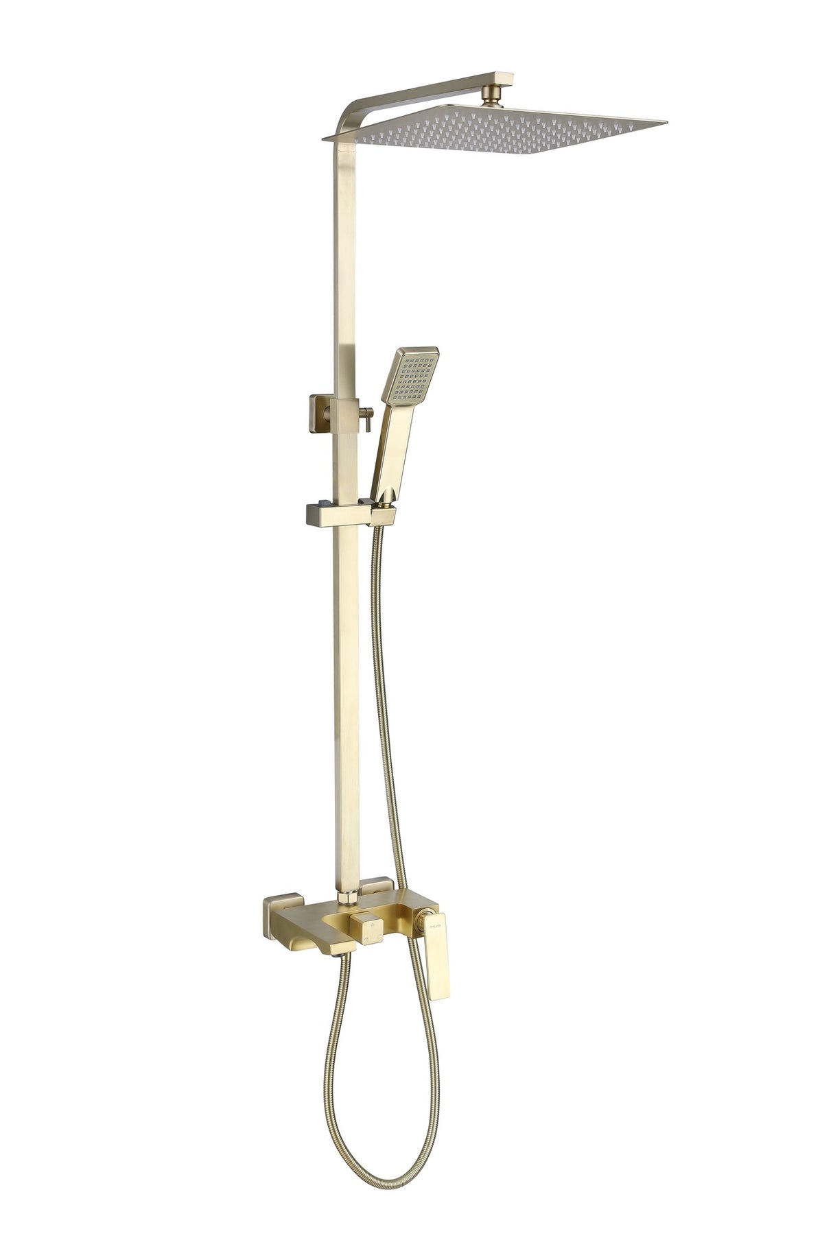 Brushed Gold Shower Set