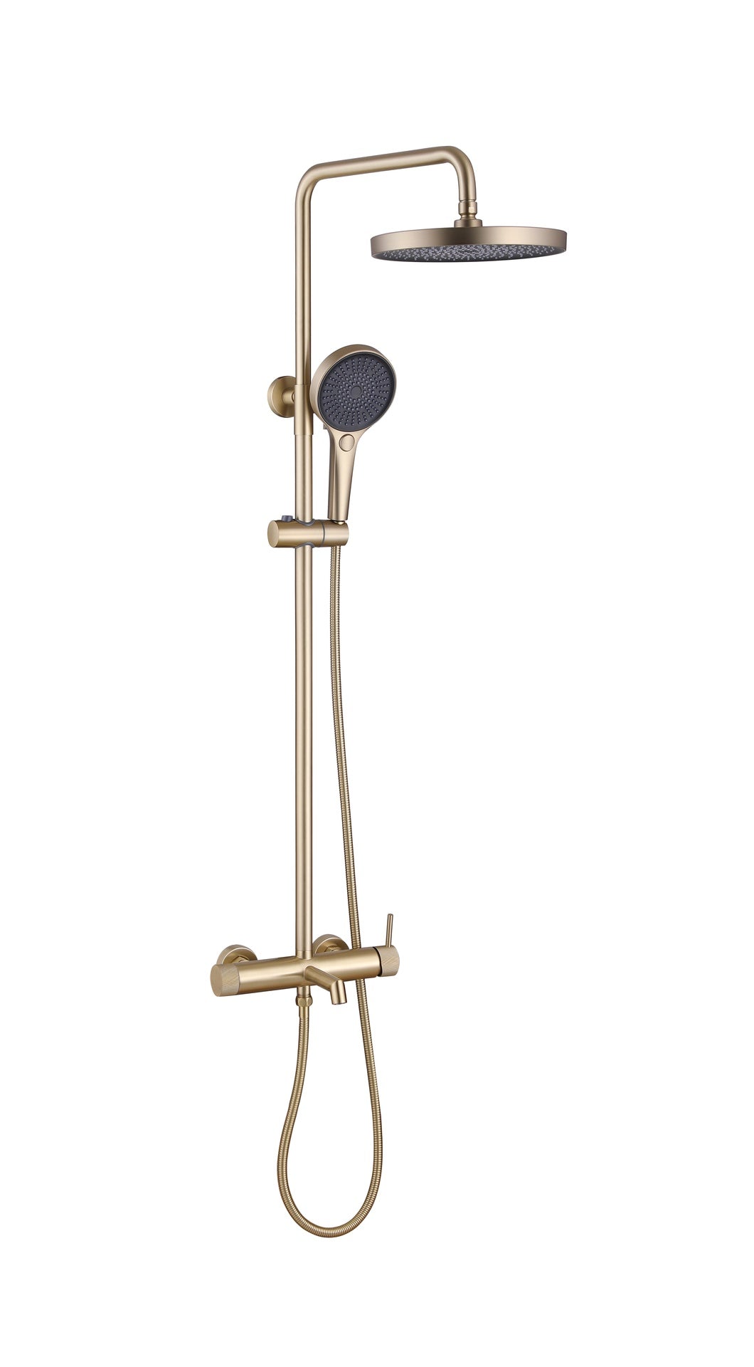 Brushed Gold Shower Set