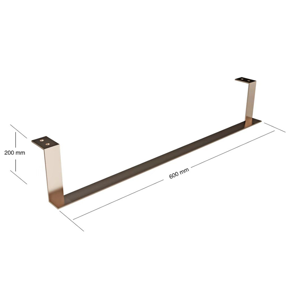Wall Mount Aluminum Single Towel Rack)