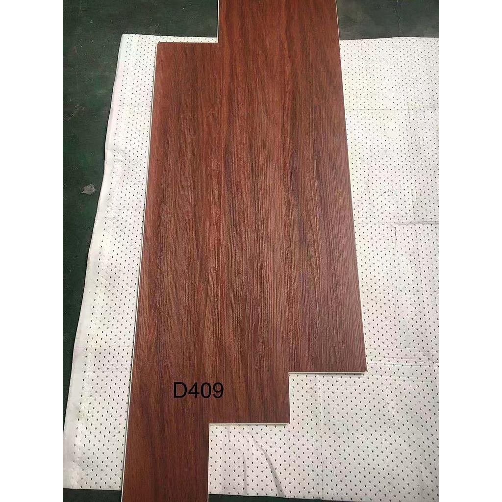 SPC Skirting D409 – 2400×100×15mm Rich Wood Finish
