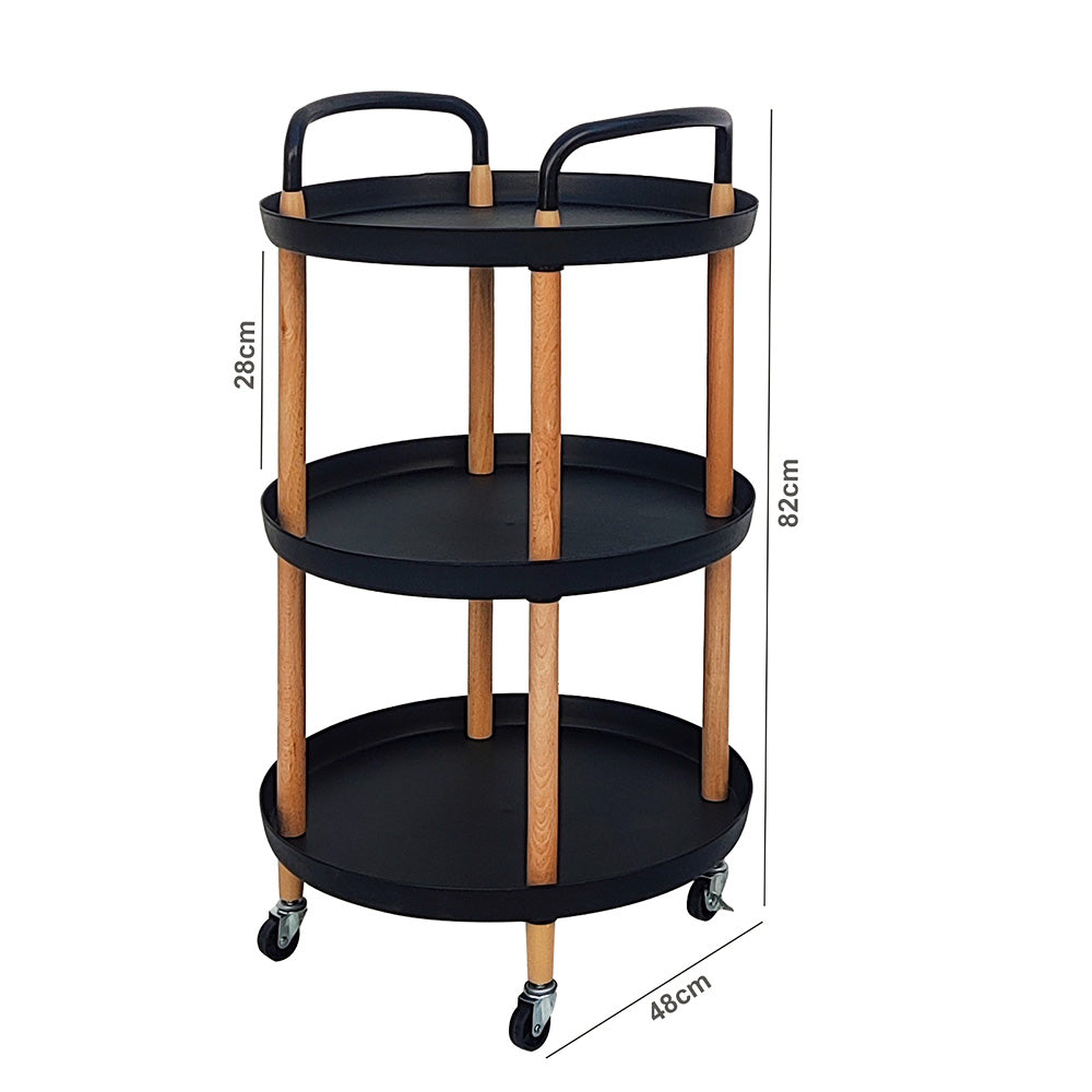 Sofa Side Coffee Table & Serving Trolley