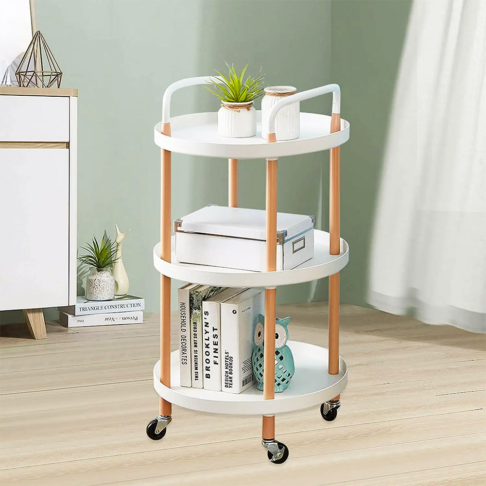 Sofa Side Coffee Table & Serving Trolley