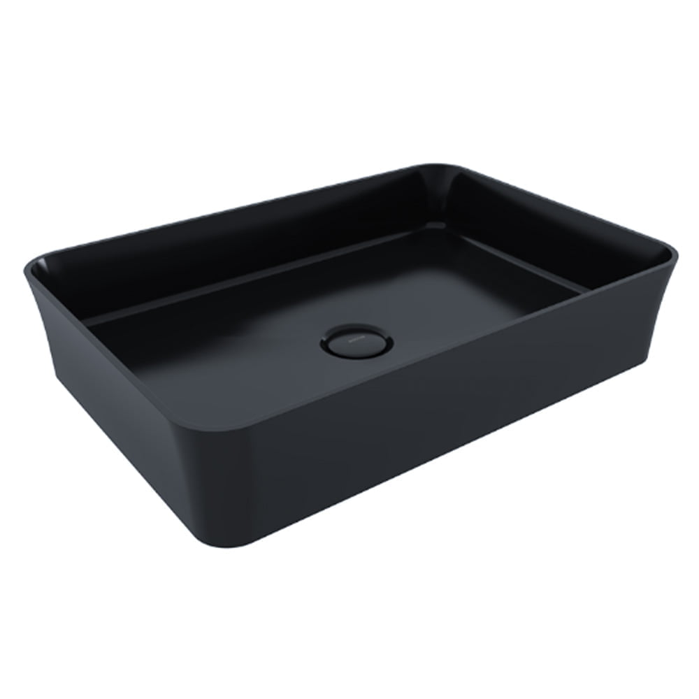 Sottile Wash Basin 55x38cm Black Glossy - 1476-005-0125