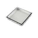 Stainless steel square Tilable Floor Drain 130x130 with plastic siphon PPS1313