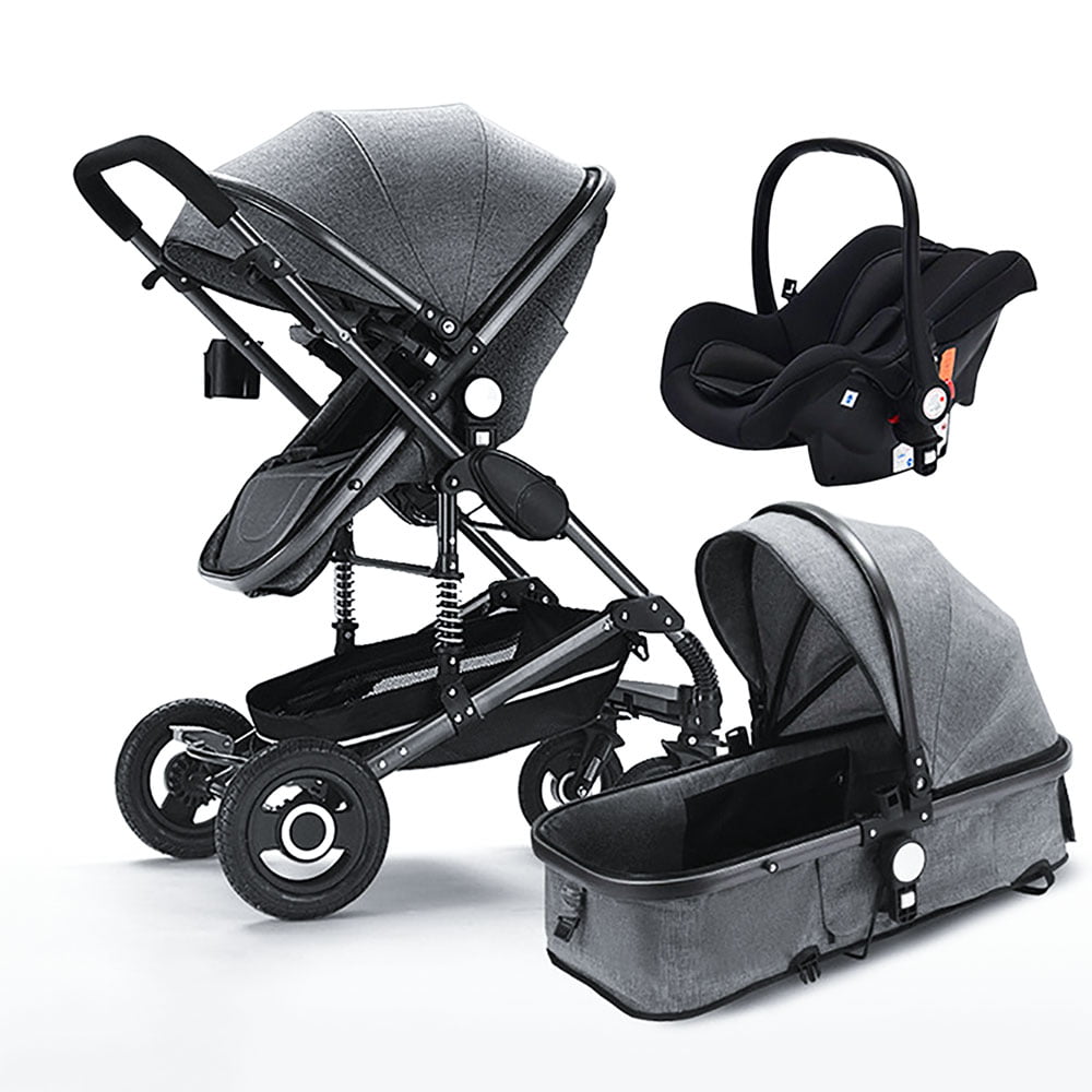 3 In 1 Luxury Foldable Baby Stroller
