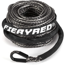 Synthetic Winch Rope 3/16" x 50' - 8200 lbs Winch Line Cable Rope with Protective Sleeve