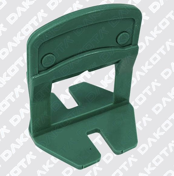 Tile Spacer Clip 1mm – Green Two-Level Leveling System (250 Pcs/Pack) | Model TER04-4309EB1