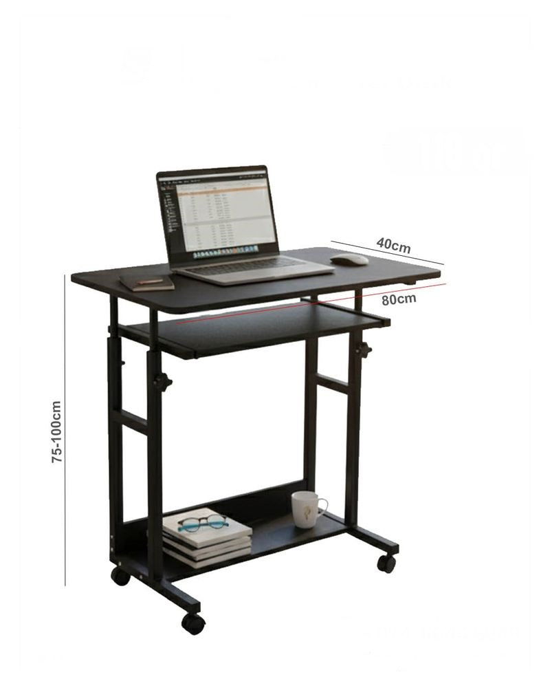 Double Shelf Laptop Table