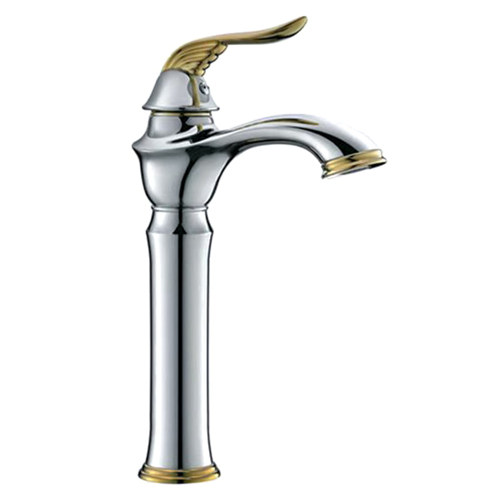 Tall Brass Basin Mixer - Chrome