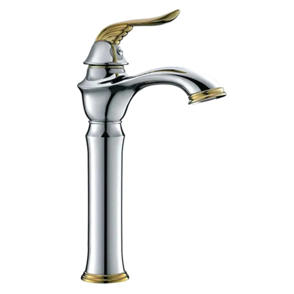 Tall Brass Basin Mixer - Chrome BuyonBudget