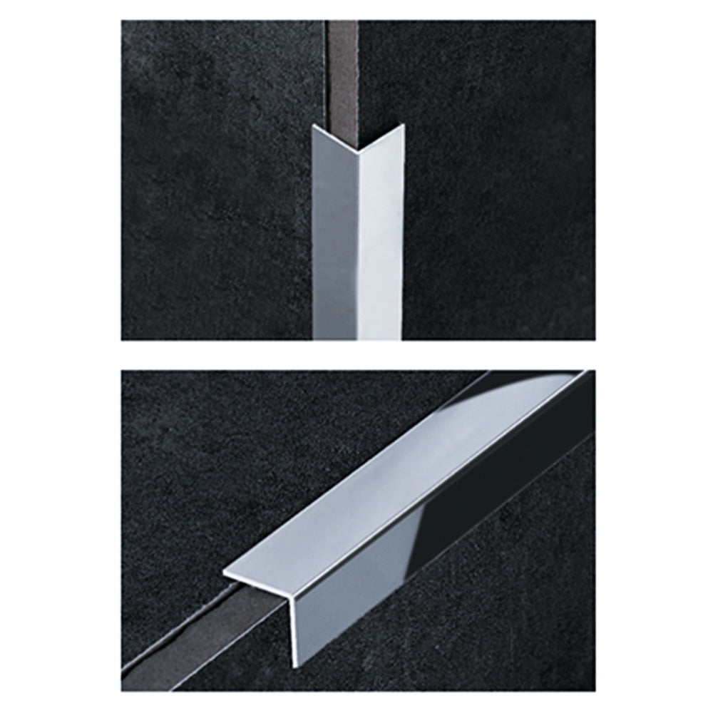 Tile Trim Stainless Steel Brushed Black Sup05