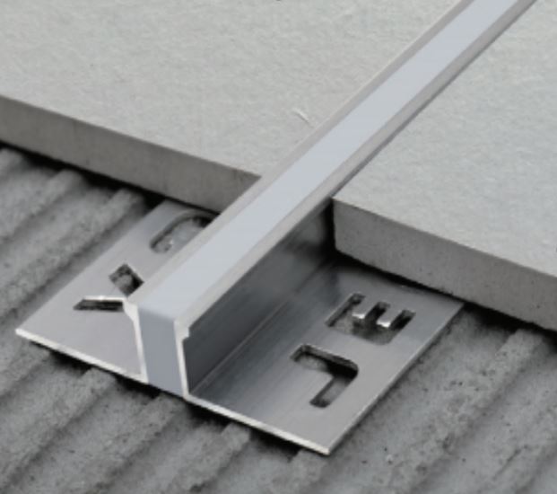 Tile Decor Trim Aluminum Grey AML782-PL-15H-13W