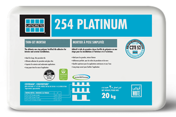 LATICRETE 254 Platinum Tile Adhesive – White 20kg (L-254)