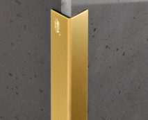 Tile Trim – Brushed Brass External Corner | BAP002-17BS (2mtr Solid Body)