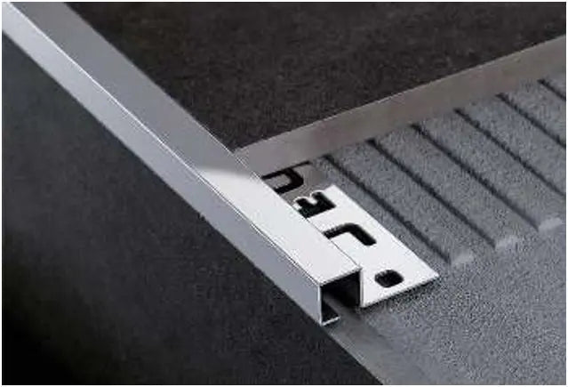 Tile Trim Stainless Steel 304-SBP110-20B-10H-Grey brushed BuyonBudget