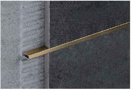 Tile Trim – Stainless Steel Gold SUP05-6B-10H (8×10)