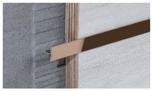 Tile Trim Stainless Steel – 15×8mm Black (STP145-4B-8H)