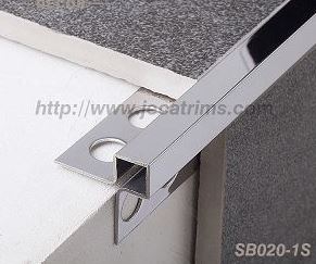 Tile Trim – Stainless Steel Shiny Silver SBP020-1S-10H