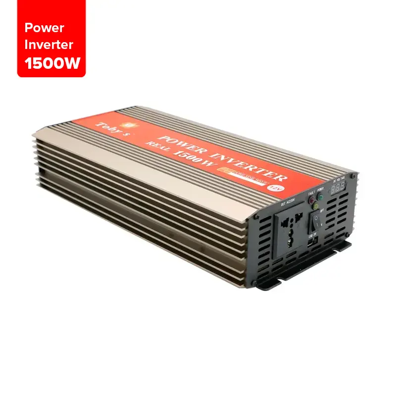 Toby’s 1500W Car Power Inverter 12V to 220V AC Converter with LED Display