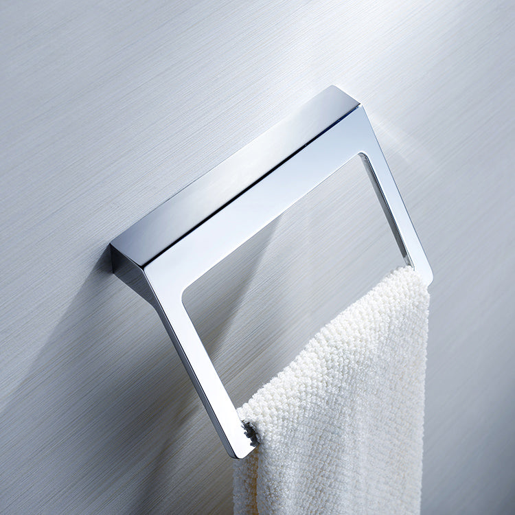 Towel Ring G081032 – Wall Mounted Square Design in Chrome (Model 51985)